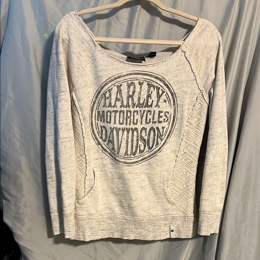Harley-Davidson Light Gray Pullover